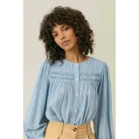 Louise Misha Shirt Jally Blue Parasol Stripes Talla: 38 | Manga Larga Outlet | Mujer | Azul