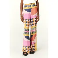 Ba&sh Pantalon Mallory Rose Talla: 40 | Pantalones Outlet | Mujer | Rosa