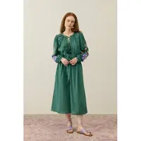 Louise Misha Dress Martina Tuscan Green Talla: 38 | Vestidos Midi Outlet | Mujer | Verde