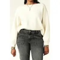 Ba&sh Pull Mateo Ecru Talla: M | Sudaderas con Capucha Outlet | Mujer | Marrón