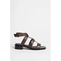 And Other Stories & Other Stories Issy Summer Flat Brown Talla: 36 | Chancletas Outlet | Mujer | Marrón