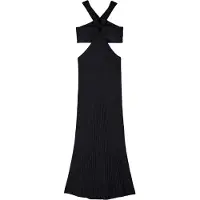 Ba&sh Robe Patras Noir Talla: L | Vestidos Midi Outlet | Mujer