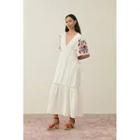 Louise Misha Dress Balina Cream Talla: 42 | Vestidos Maxi Outlet | Mujer | Blanco