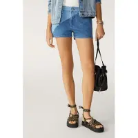 Ba&sh Short Desta Bluejeans Talla: S | Pantalones Cortos Outlet | Mujer | Azul