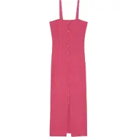 Ba&sh Robe Chaeri Rose Talla: M | Vestidos Midi Outlet | Mujer | Rosa