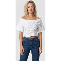 And Other Stories & Other Stories Almira Jersey Top White Talla: S | Camisetas de Seda Outlet | Mujer | Blanco