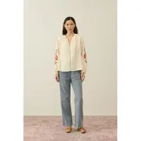 Louise Misha Blouse Akania Natural Talla: 36 | Manga Larga Outlet | Mujer