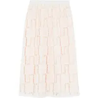 Ba&sh Jupe Anira Ecru Talla: L | Faldas Maxi Outlet | Mujer | Marrón