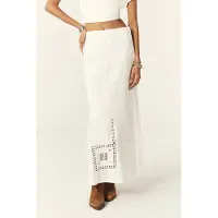 Ba&sh Jupe Lermaid Blanc Talla: 38 | Faldas Maxi Outlet | Mujer