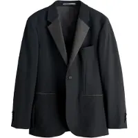 Next Chaqueta tipo saco para negocios negro