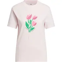 Adidas adidasCAMISETA FLORAL BLOOM AT YOUR OWN PACE ESTAMPADA S Distilled Pink Mujer