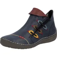 Rieker Botas de tobillo navy / chocolate / amarillo / burdeos
