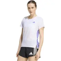 Adidas adidasCamiseta de running Adizero XL White / Solar Purple Mujer