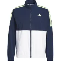 Adidas Chaqueta deportiva azul / amarillo neón / blanco