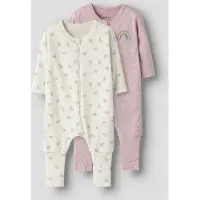 Name it Pijama azul / altrosa / blanco lana