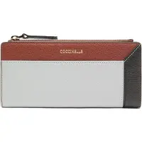Coccinelle Cartera 'Loreen Wallet Grained Leather' blanco