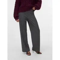 Vero Moda Pantalón de pinzas 'VMTEXAS' gris oscuro
