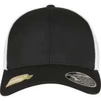 Flexfit Gorra negro / blanco