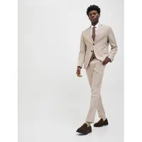 Jack & jones JJ (MAIN)Jprcosta Trajes Corte Super Slim56Beige