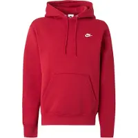 Nike Sudadera 'CLUB' granadina / blanco