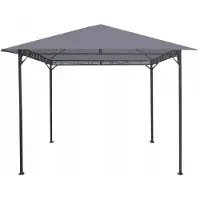 AGA Pabellón de Jardín 3x3 m Gris