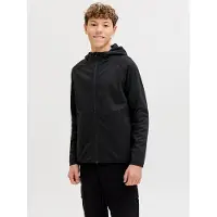 JACK&JONES JUNIOR Junior Sudadera con cremallera negro