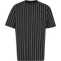 Urban Classics Camiseta amarillo / negro / blanco