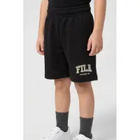 FILA Rifredi Regular Graphic Sweat Shorts Black Talla: 98/104 | Pantalones Outlet | Unisex | Negro