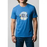 FILA Stado Graphic Tee Palace Blue Talla: L | Camisetas con Decoración Impresa Outlet | Hombre | Azul