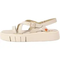 Art para mujer. 1185311ZZ003_020 Sandalias de Piel 1853 Malaga beige (41), Plano, 3 a 5cm, Hebilla, Casual, outlet 2026.