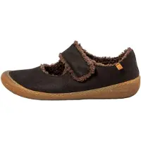 El naturalista para mujer. 257391101005_001 Manoletinas de piel N5739 negro (37), Plano, Cordones, Velcro, Casual, outlet 202