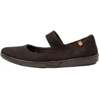 El naturalista para mujer. 253013ZJ0005_001 Bailarinas de piel N5301 o Coral negro (36), Plano, Velcro, Casual, outlet 2026.