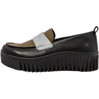 Art para mujer. 11530S1UQ003_001 Mocasines de Piel 1530S Brighton negro (42), 3 a 5cm, Ninguno, Casual, outlet 2026.