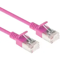ACT Cable De Red Cat6a Dc7410 U/utp Lszh Slimline 90° Down 0.5 M