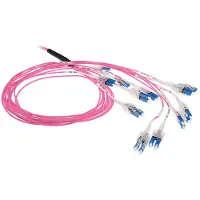ACT Cable De Fibra óptica Dc5513 Om4 Preterm 24f Lc Polarity Twist 80 M
