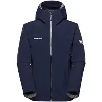 Mammut - Ropa de senderismo - Crag HS Hooded Jacket Men Marine - Talla L - Azul marino