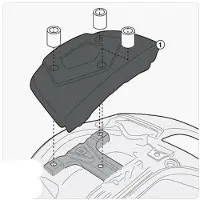 Givi Kit De Montaje Sr3104/sr3104 Mm Rear Rack Suzuki Burgman 650/650 Executive