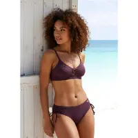 LASCANA Top de bikini berenjena