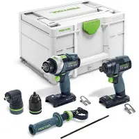 Festool Kit de atornillador y taladro TID 18 Basic-Set TPC 18/4 | 578833