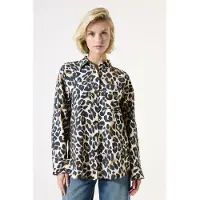 Garcia Ladies Shirt Ls Almond Talla: XL | Camisas Outlet | Mujer | Marrón