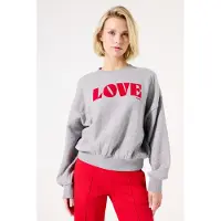Garcia Ladies Sweat Grey Melee Talla: S | Sudaderas con Capucha Outlet | Mujer | Gris