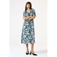 Garcia Ladies Dress Blue Lagoon Talla: XS | Vestidos Midi Outlet | Mujer | Azul