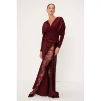 VIVEH Salvia Top Burgundy Talla: 40 | Manga Larga Outlet | Mujer | Marrón