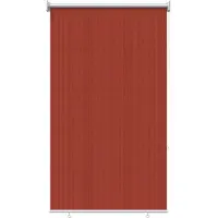 vidaXL - Persianas exteriores, bloquean el 90% de los rayos UV, color terracota, 100 x 140 cm, material: HDPE