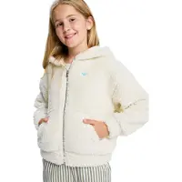 Roxy - Kid's Back to Full Zipped - Forro polar size 16 Years - XXL, beige/blanco