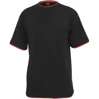 Urban Classics Camiseta rojo / negro