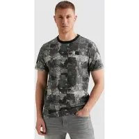 PME Legend Camiseta 'T-shirt in jersey with allover print' blanco