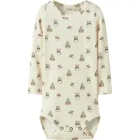 Lil´ Atelier Pijama entero/body 'NBNGavo' crema / marrón / gris