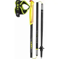 LEKI - Evotrail FX.One TA - Bastones de trail running size 115 cm, negro/amarillo