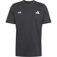 Adidas Camiseta funcional 'RUN ESSENTIALS GRAPHIC' negro / blanco